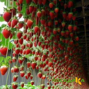 Клубника ампельная Анастасия купить по цене от 370р. в интернет-магазине «Посадика» с доставкой почтой в в Дзержинске и по всей России – [изображение №1].